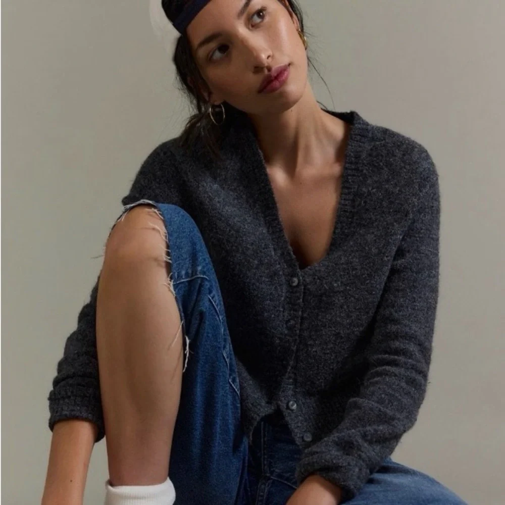 NWT Free People School Girl SoftSpun Cardi Size Small
